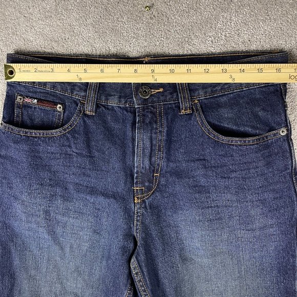 UK Style by French Connection Jeans Mens Size 33x30 Straight Leg Dark Wash Denim - Picture 10 of 15
